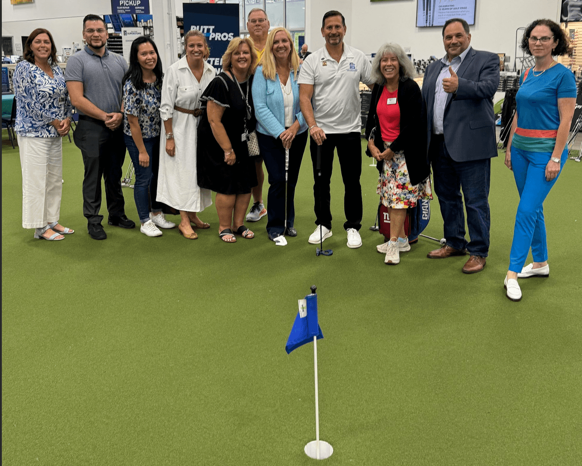 Spero team at a Chamber of Commerce golf networking event