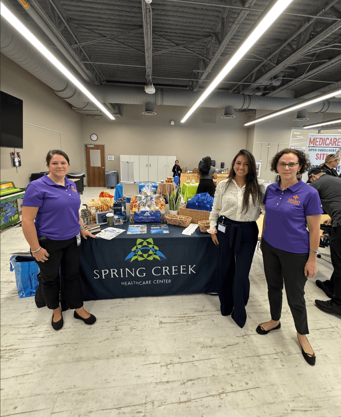 Spero team at the Spring Creek Healthcare Center community health fair